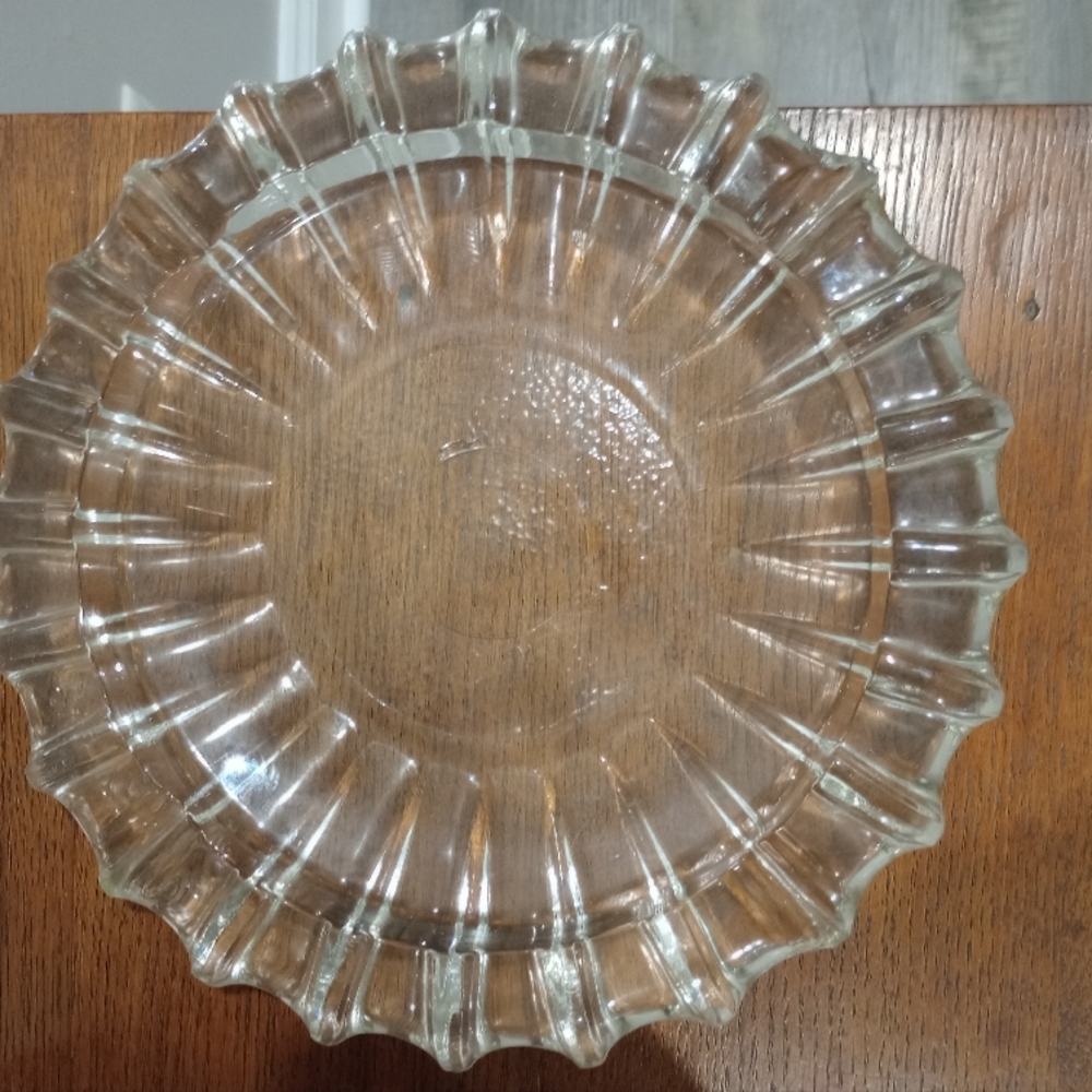 Fostoria Glass Cigar/Cigarette Ashtray Vintage